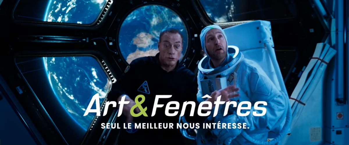 JCVD (Jean-Claude Van Damme) en campagne pour Art & Fenêtres