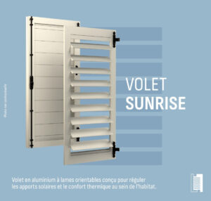Les volets intelligents Sunrise du Groupe Cola